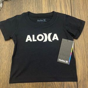 Hurley Black & White ALOHA T-Shirt 12 months